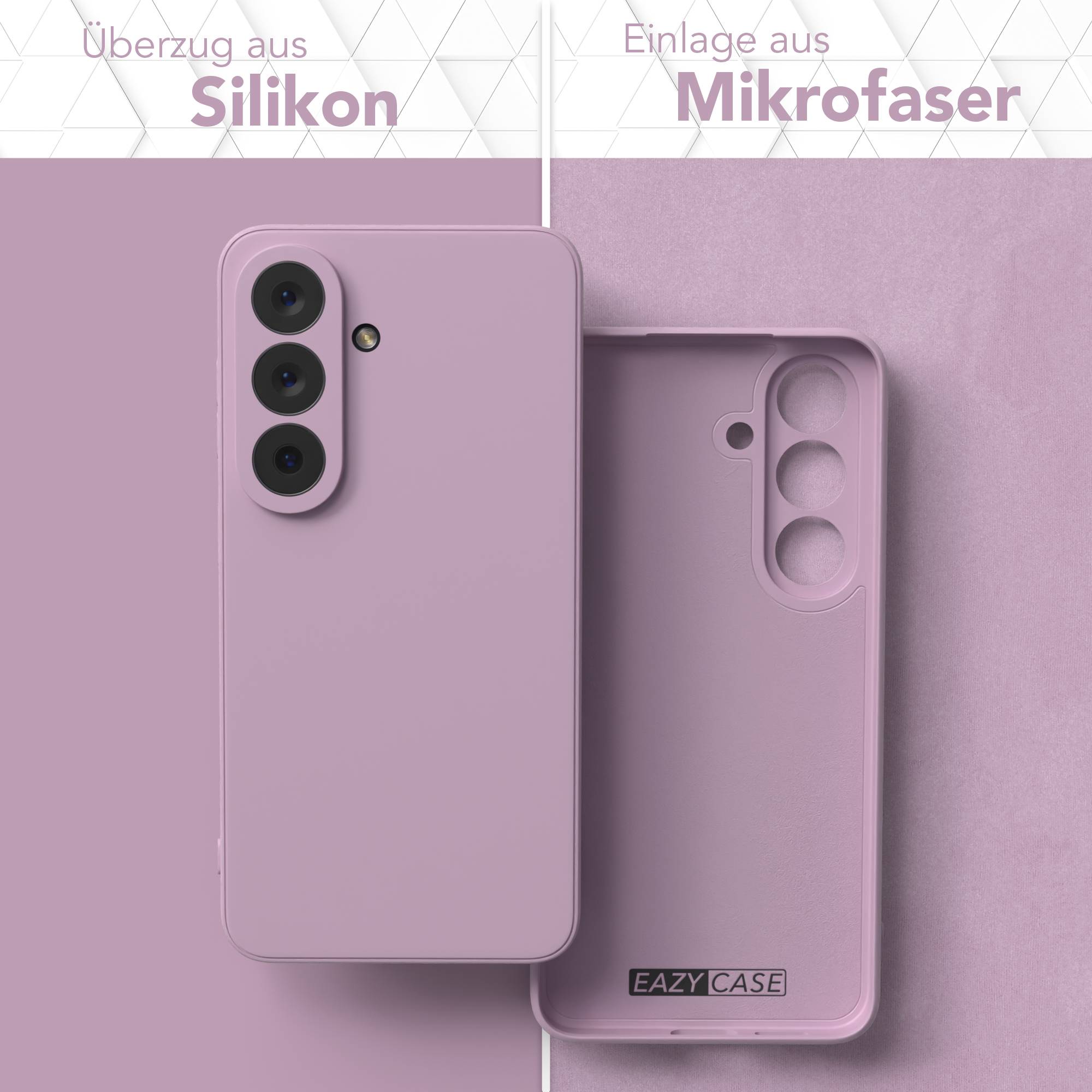 Samsung Galaxy S26 Silikonhülle mit Kameraschutz und transparentem Design 