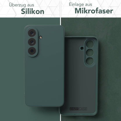 Samsung Galaxy S26 Silikonhülle mit Kameraschutz und transparentem Design 