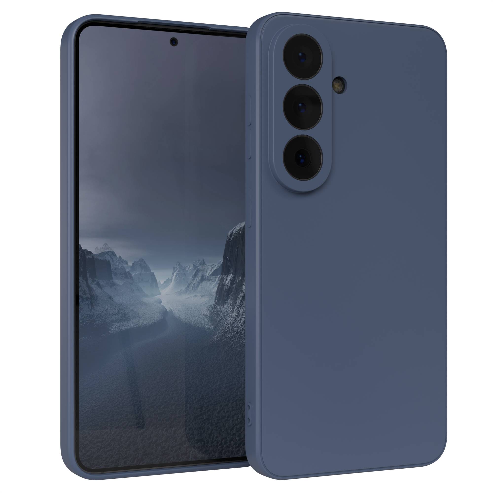 Samsung Galaxy S26 Silikonhülle mit Kameraschutz und transparentem Design 