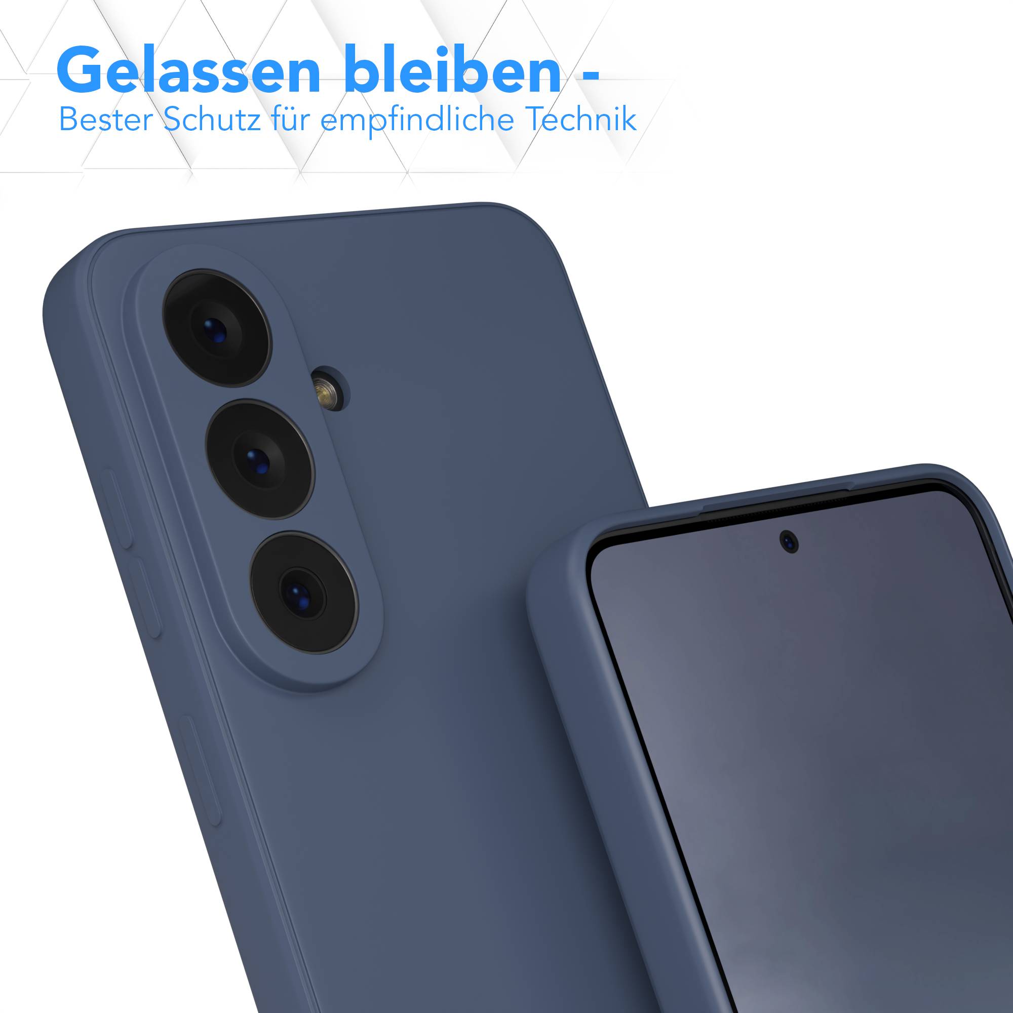Samsung Galaxy S26 Silikonhülle mit Kameraschutz und transparentem Design 