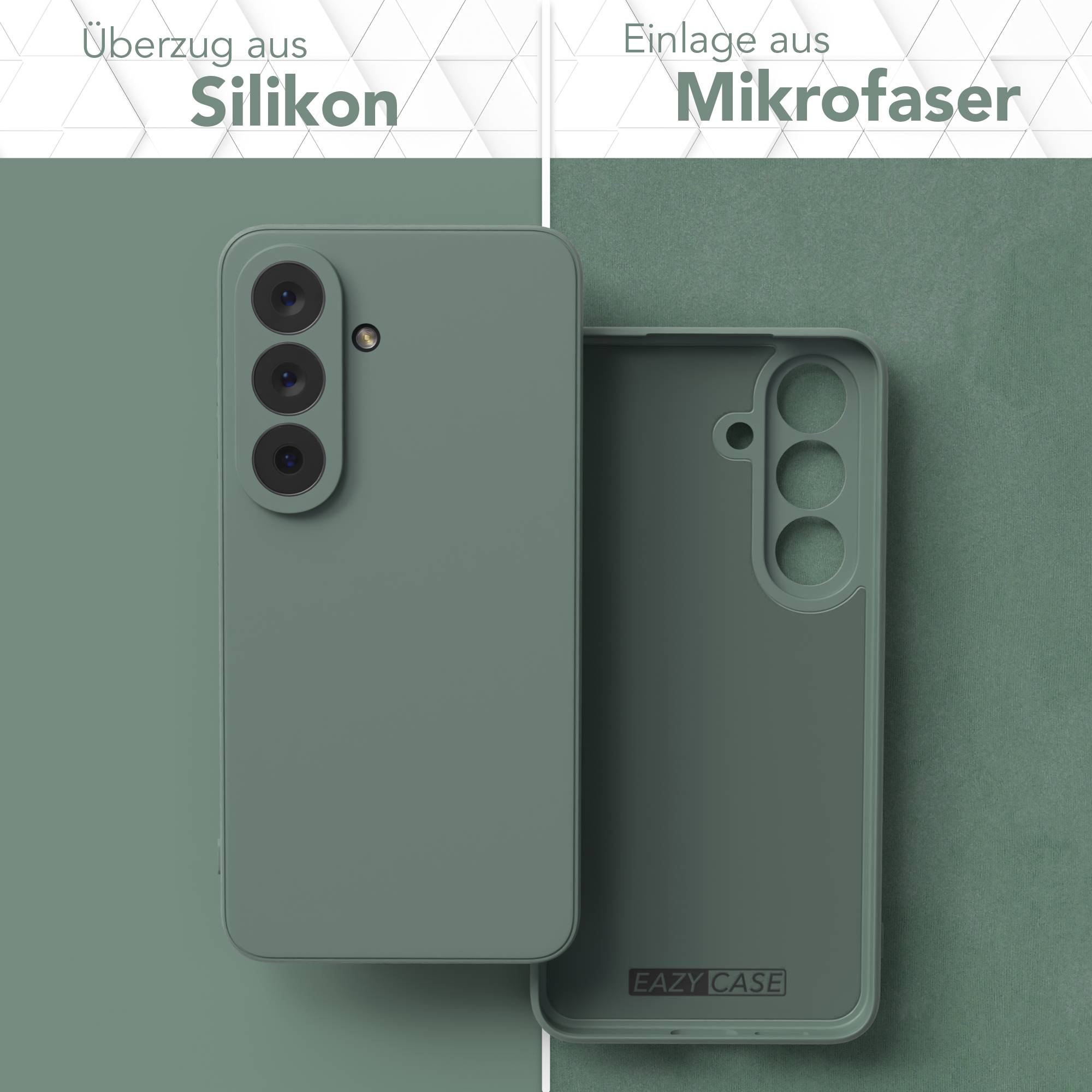 Samsung Galaxy S26 Silikonhülle mit Kameraschutz und transparentem Design 