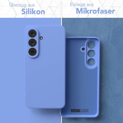 Samsung Galaxy S26 Silikonhülle mit Kameraschutz und transparentem Design 