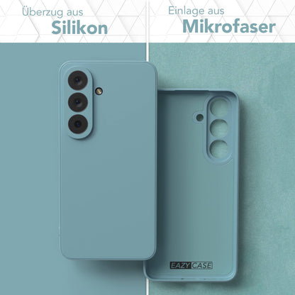 Samsung Galaxy S26 Silikonhülle mit Kameraschutz und transparentem Design 