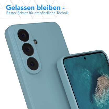 Samsung Galaxy S26 Silikonhülle mit Kameraschutz und transparentem Design 