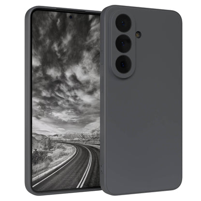 Samsung Galaxy S26 Silikonhülle mit Kameraschutz und transparentem Design 