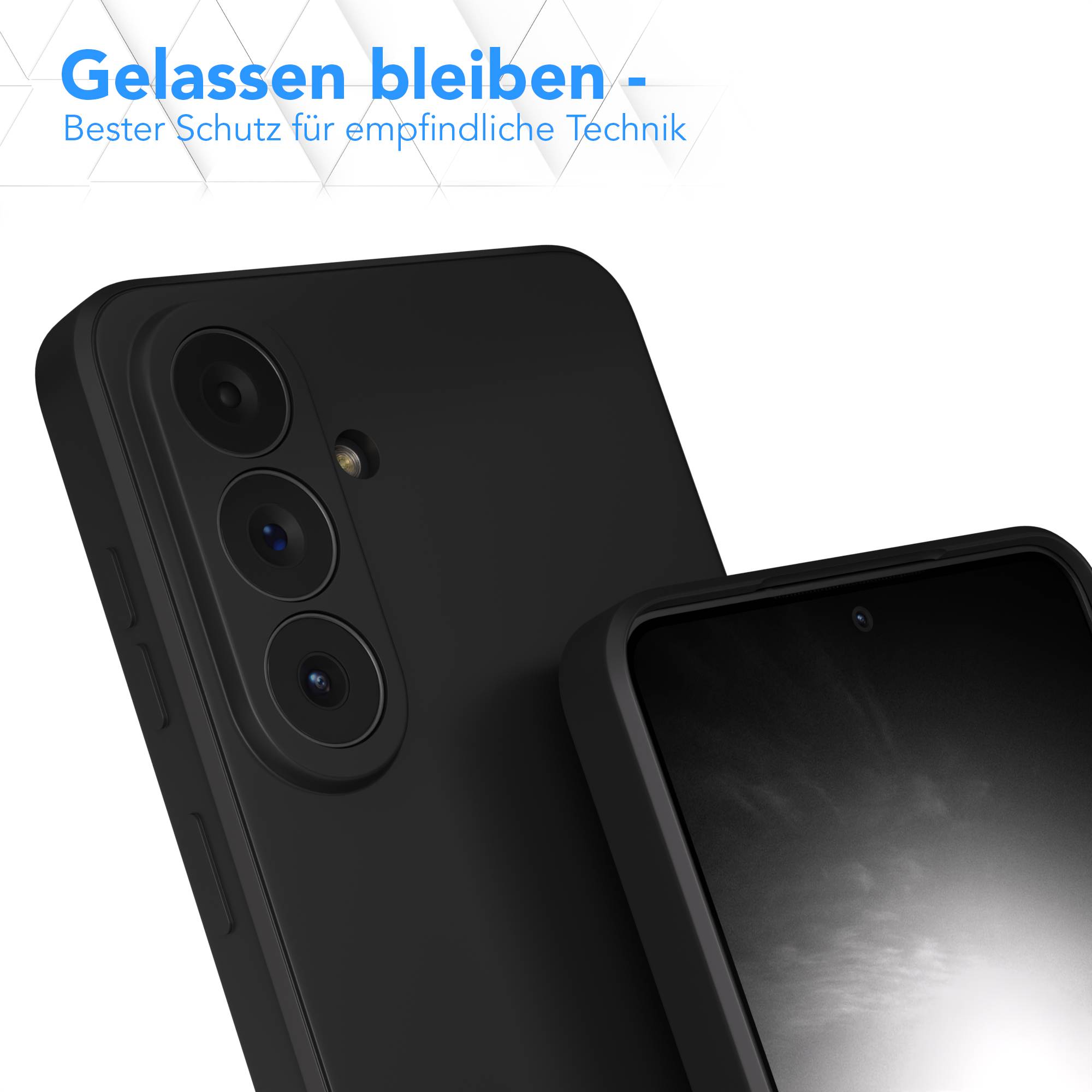 Samsung Galaxy S26 Plus transparente Silikonhülle mit Kameraschutz EAZY CASE 