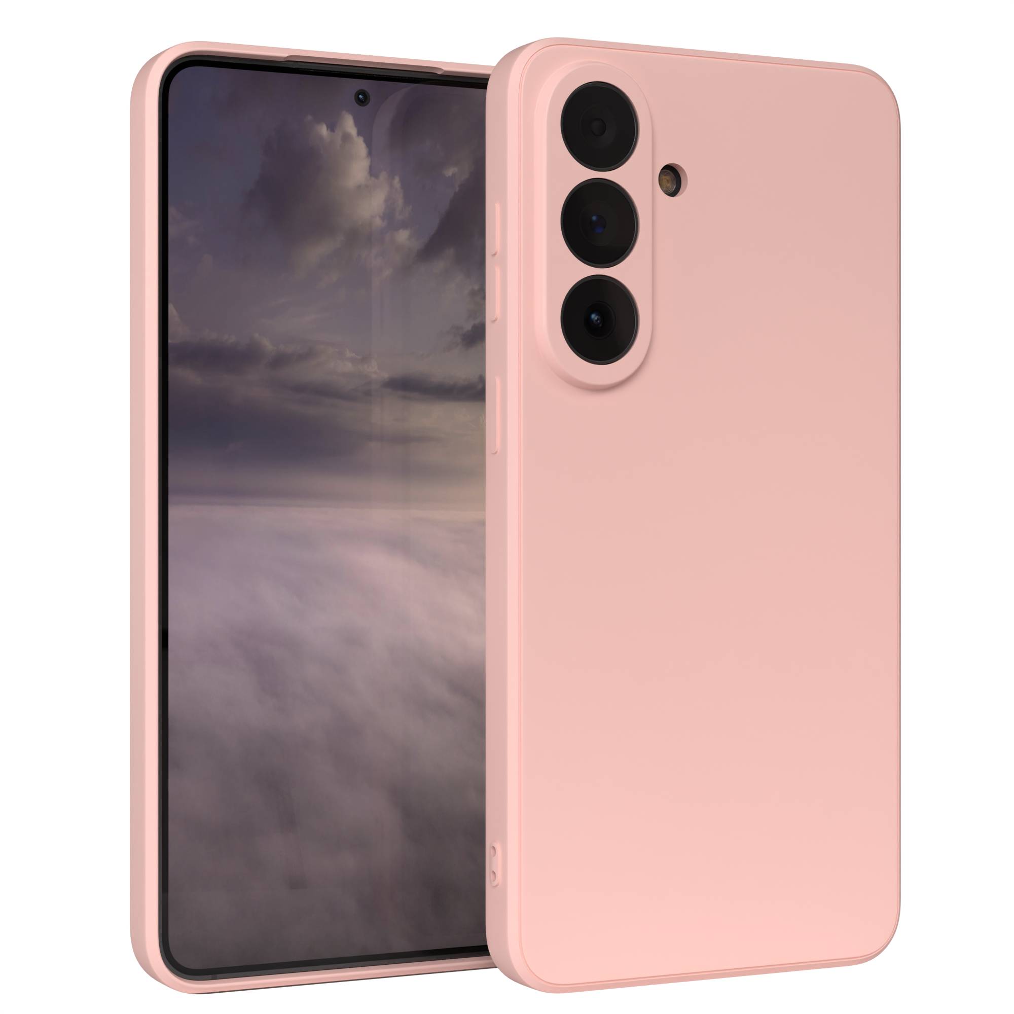 Samsung Galaxy S26 Plus transparente Silikonhülle mit Kameraschutz EAZY CASE 