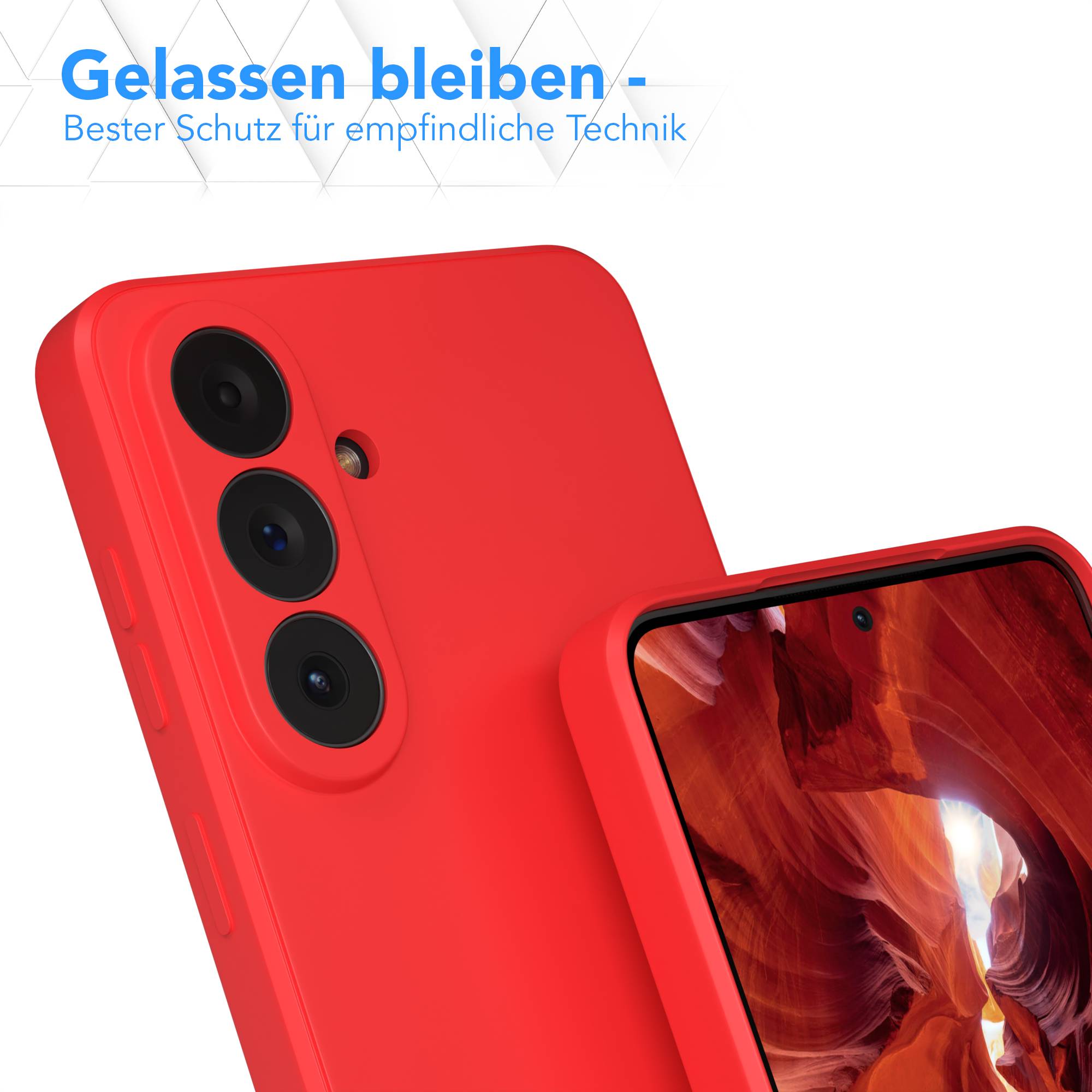 Samsung Galaxy S26 Plus transparente Silikonhülle mit Kameraschutz EAZY CASE 