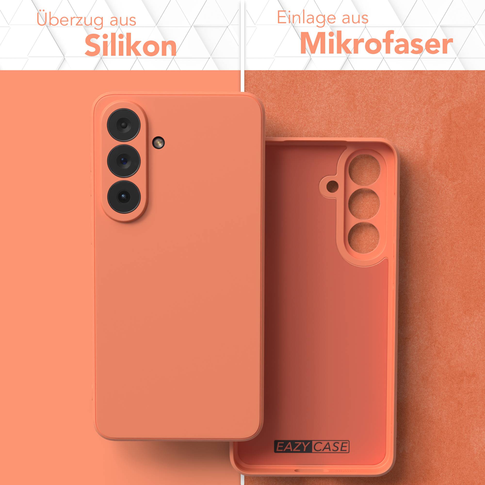 Samsung Galaxy S26 Plus transparente Silikonhülle mit Kameraschutz EAZY CASE 