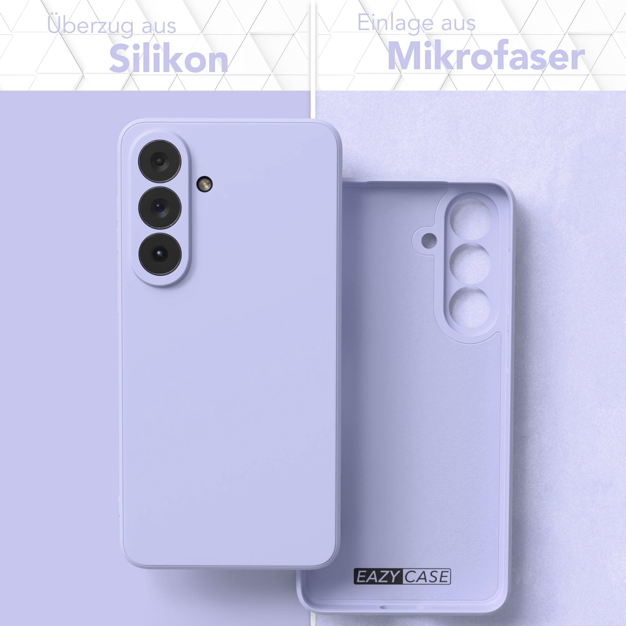 Samsung Galaxy S26 Plus transparente Silikonhülle mit Kameraschutz EAZY CASE 