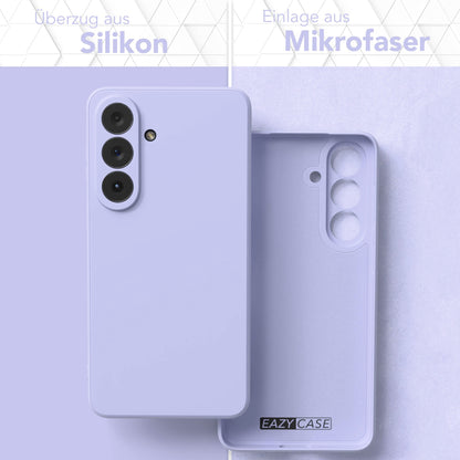 Samsung Galaxy S26 Plus transparente Silikonhülle mit Kameraschutz EAZY CASE 