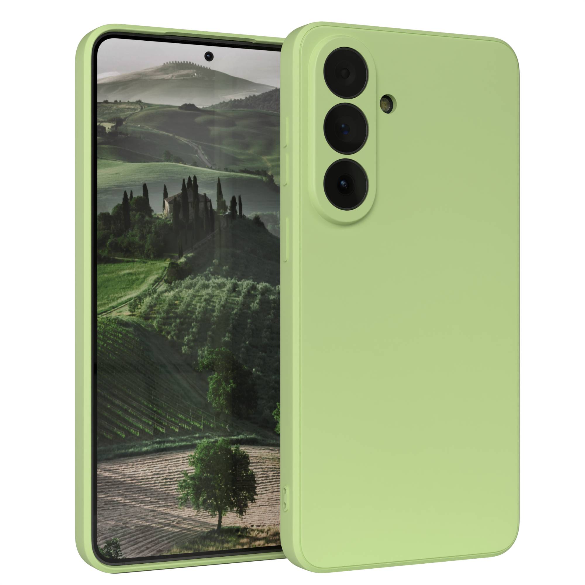 Samsung Galaxy S26 Plus transparente Silikonhülle mit Kameraschutz EAZY CASE 