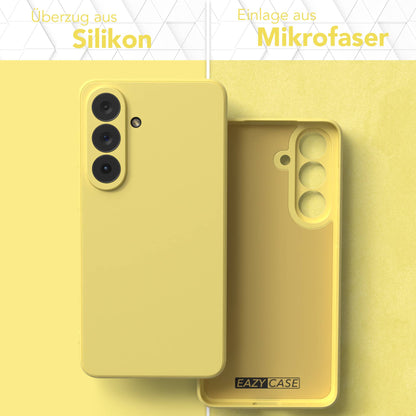 Samsung Galaxy S26 Plus transparente Silikonhülle mit Kameraschutz EAZY CASE 