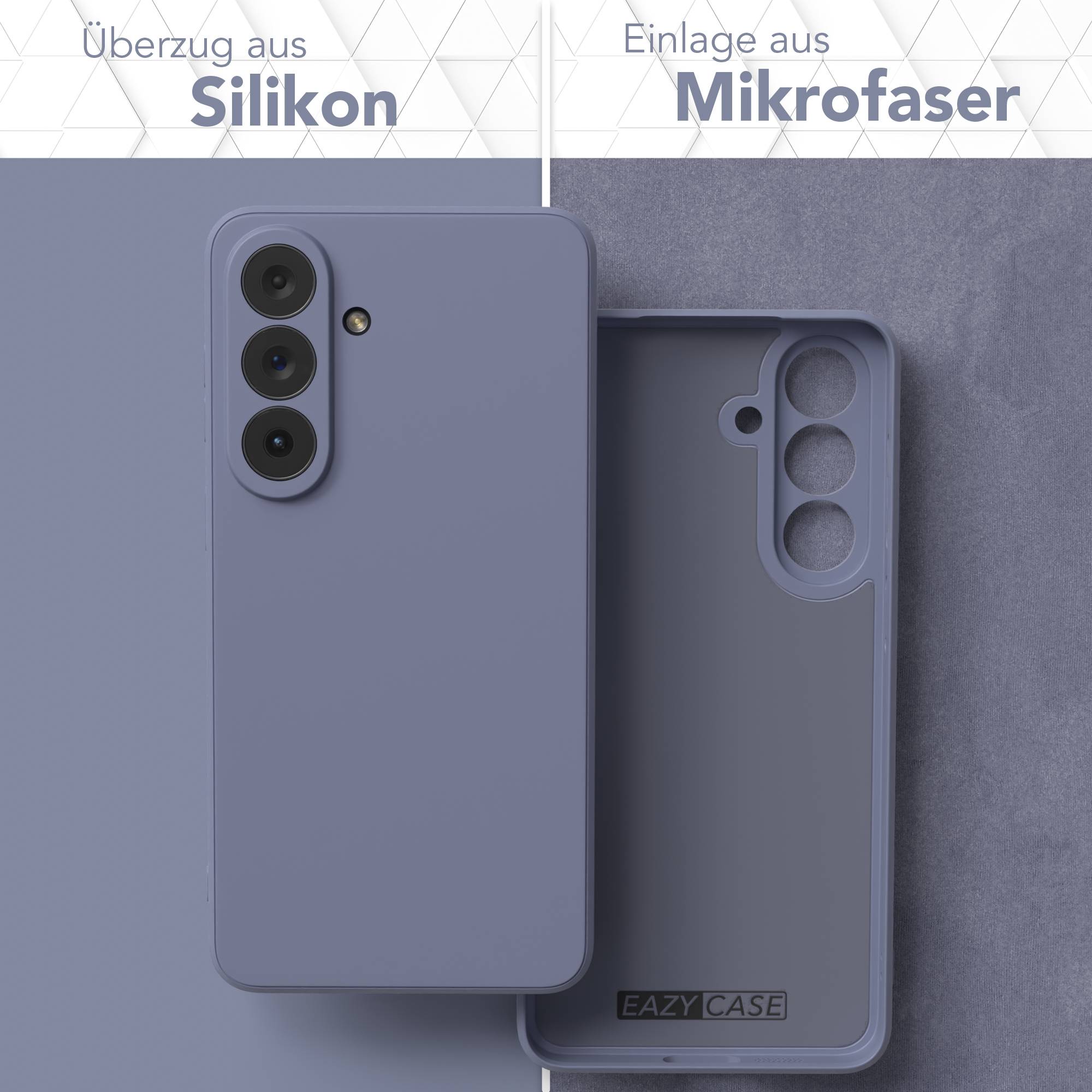 Samsung Galaxy S26 Plus transparente Silikonhülle mit Kameraschutz EAZY CASE 