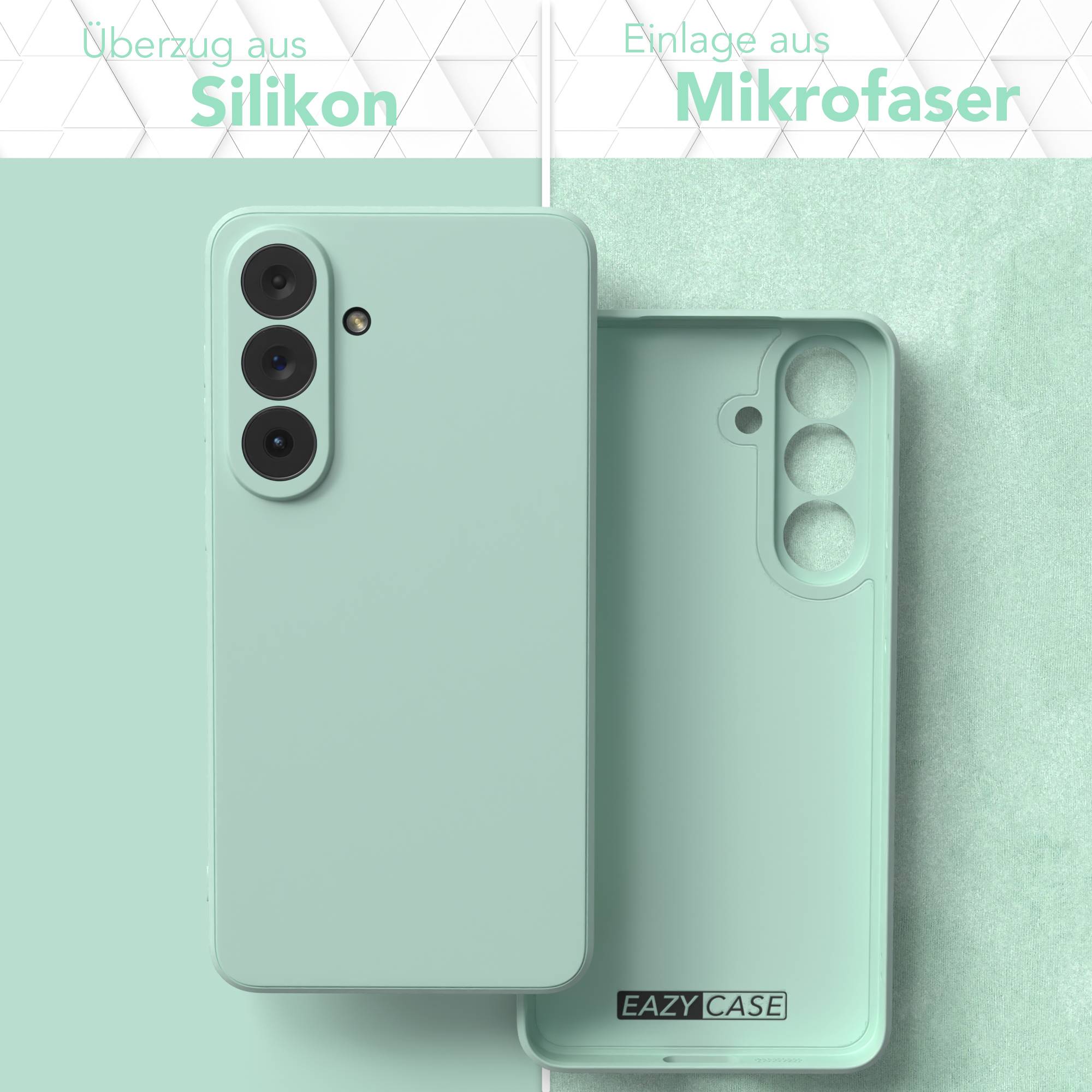 Samsung Galaxy S26 Plus transparente Silikonhülle mit Kameraschutz EAZY CASE 