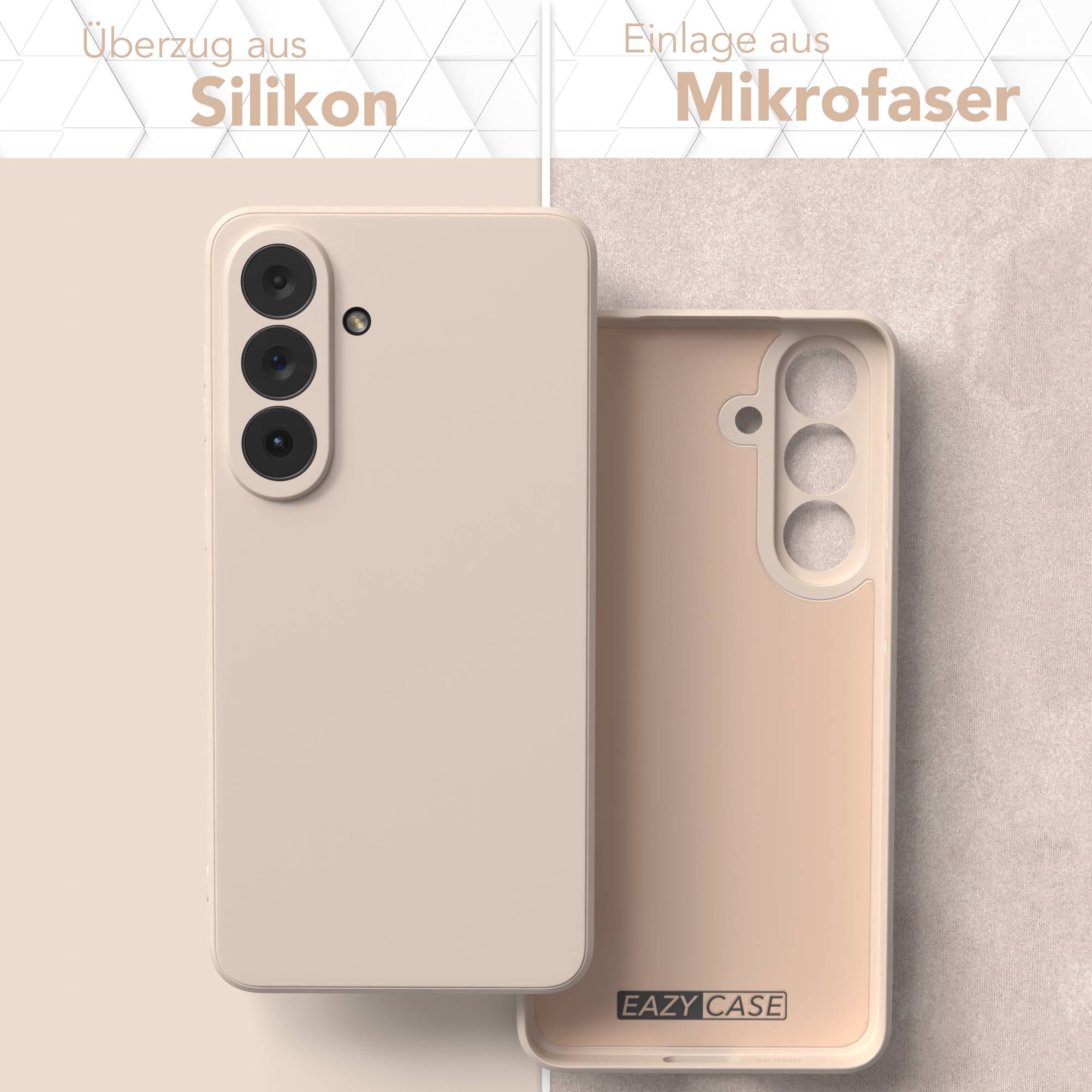 Samsung Galaxy S26 Plus transparente Silikonhülle mit Kameraschutz EAZY CASE 