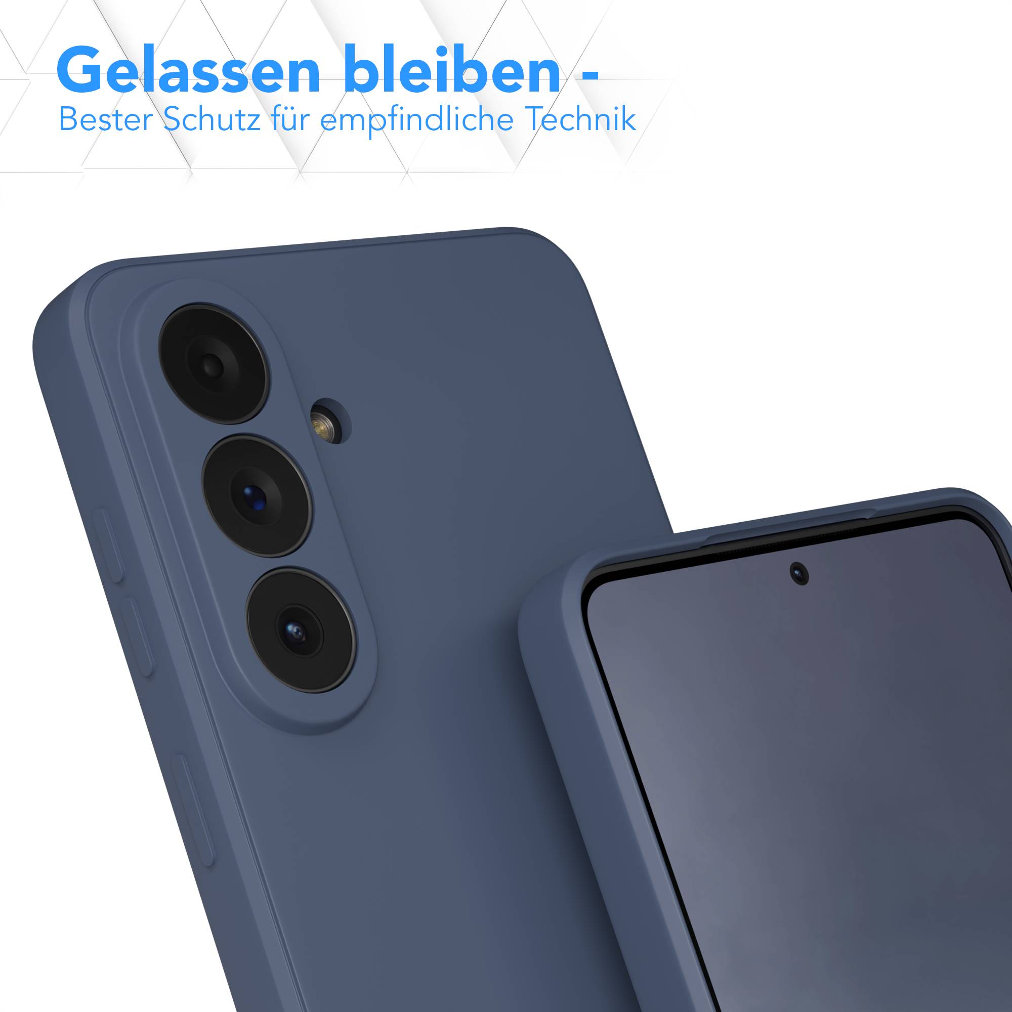 Samsung Galaxy S26 Plus transparente Silikonhülle mit Kameraschutz EAZY CASE 
