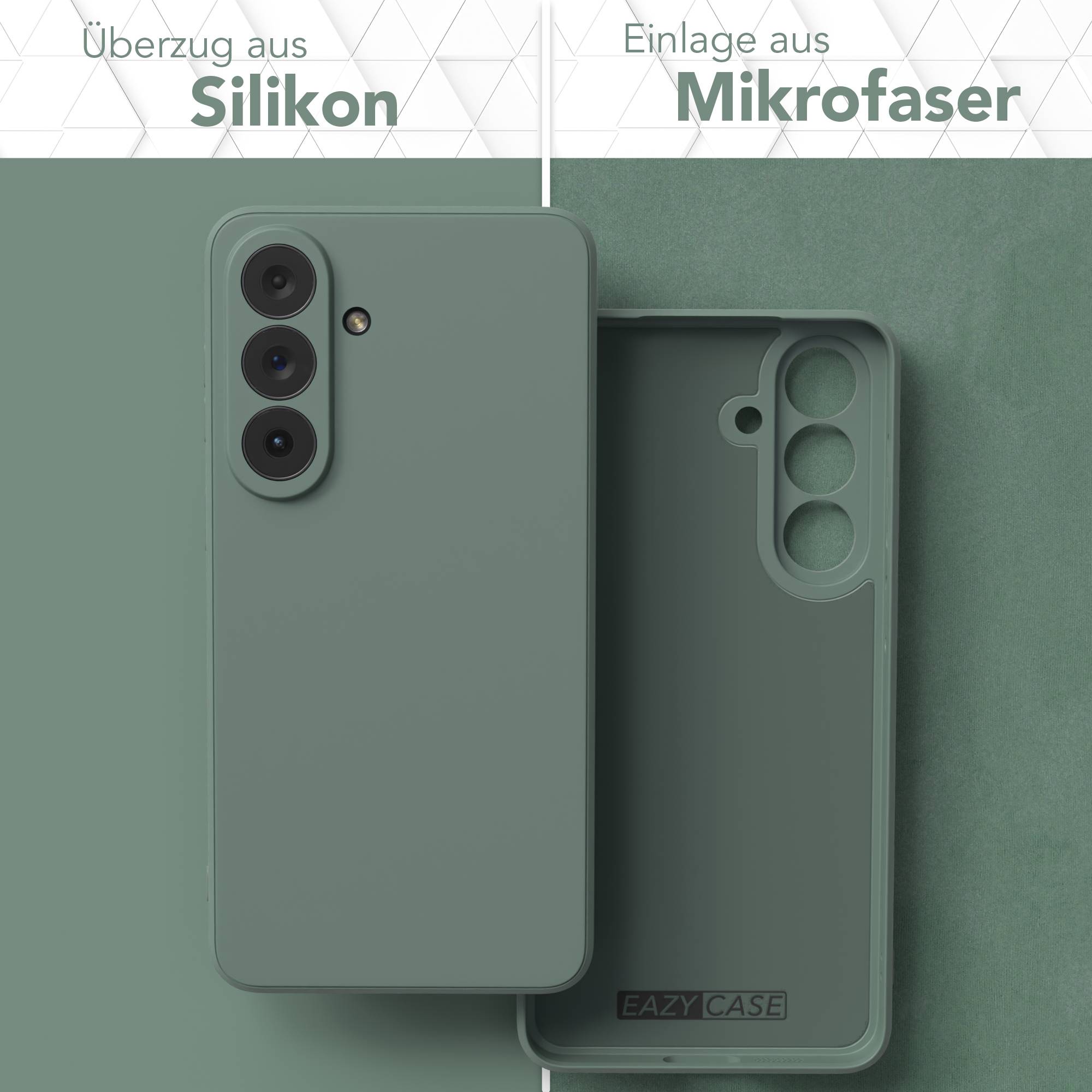 Samsung Galaxy S26 Plus transparente Silikonhülle mit Kameraschutz EAZY CASE 