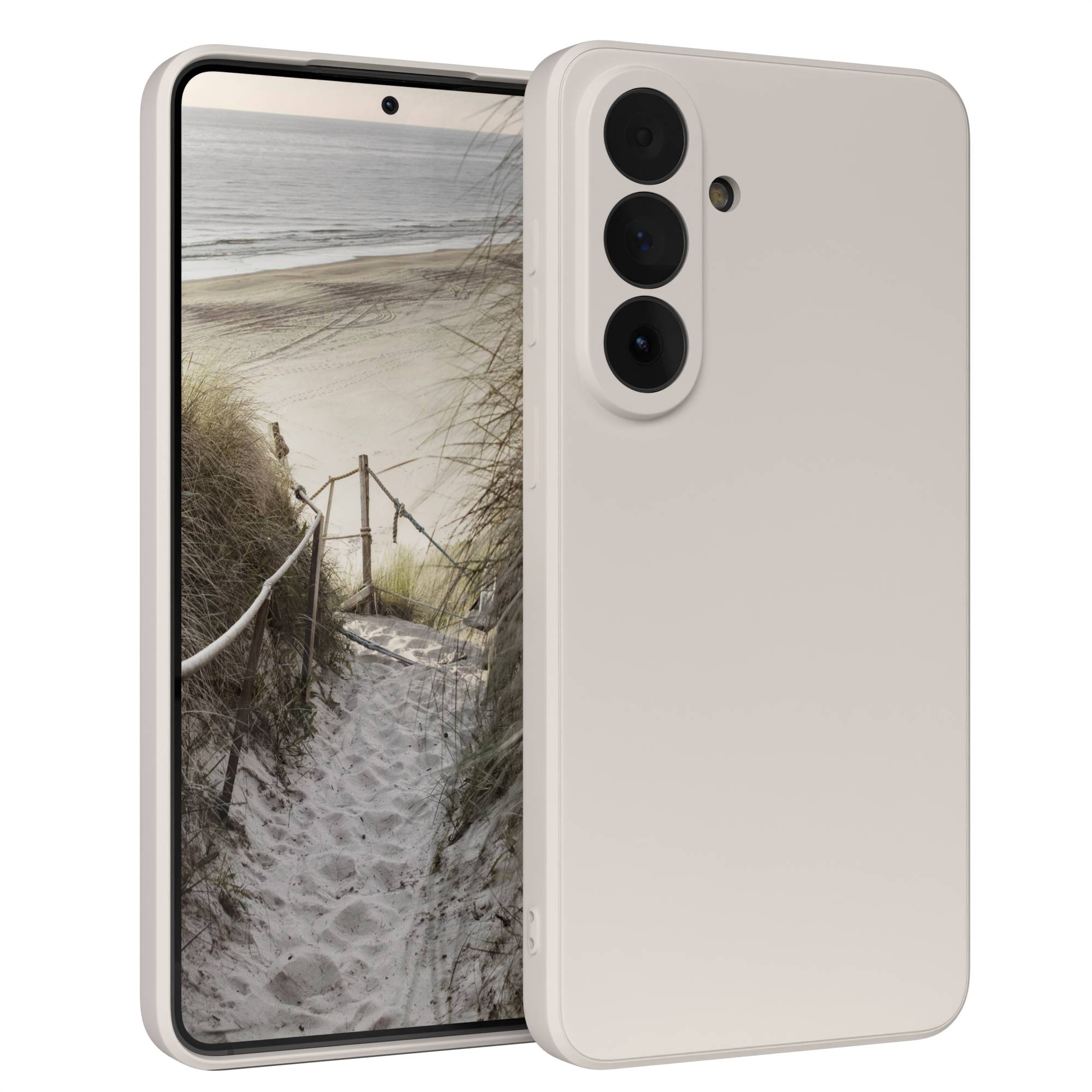 Samsung Galaxy S26 Plus transparente Silikonhülle mit Kameraschutz EAZY CASE 