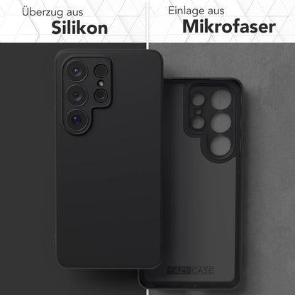 Samsung Galaxy S26 Ultra Silikonhülle transparent mit Kameraschutz EAZY CASE 
