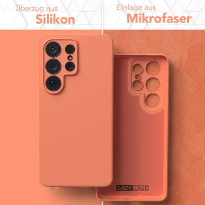 Samsung Galaxy S26 Ultra Silikonhülle transparent mit Kameraschutz EAZY CASE 