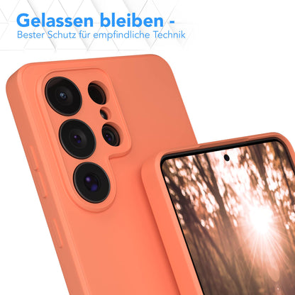 Samsung Galaxy S26 Ultra Silikonhülle transparent mit Kameraschutz EAZY CASE 