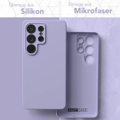 Samsung Galaxy S26 Ultra Silikonhülle transparent mit Kameraschutz EAZY CASE 