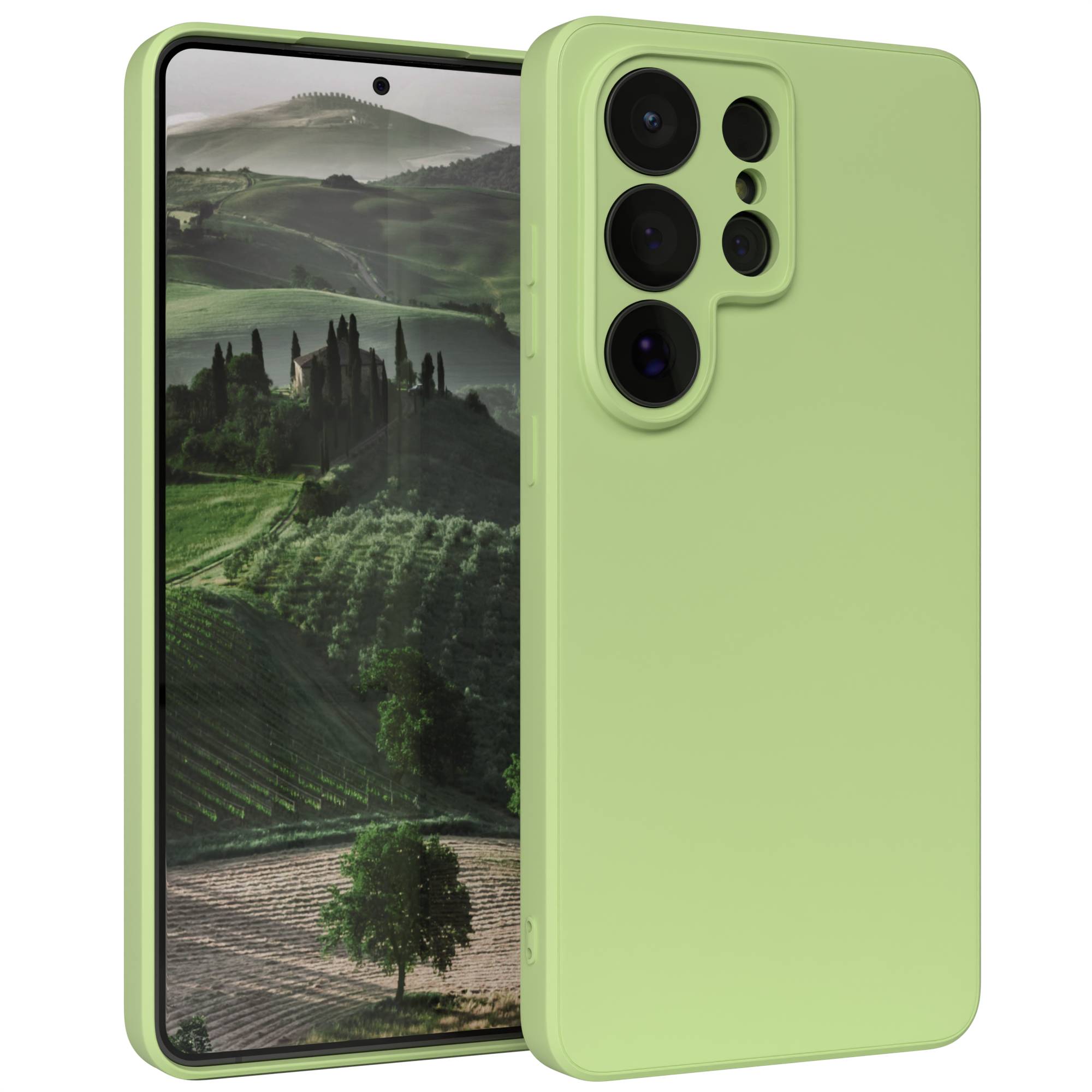 Samsung Galaxy S26 Ultra Silikonhülle transparent mit Kameraschutz EAZY CASE 
