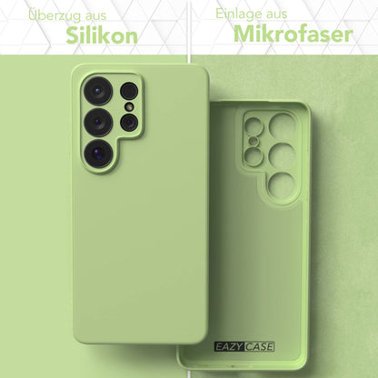 Samsung Galaxy S26 Ultra Silikonhülle transparent mit Kameraschutz EAZY CASE 
