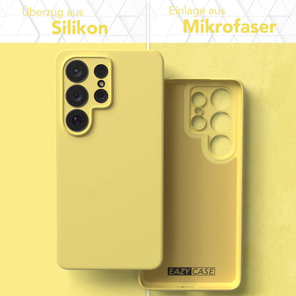 Samsung Galaxy S26 Ultra Silikonhülle transparent mit Kameraschutz EAZY CASE 