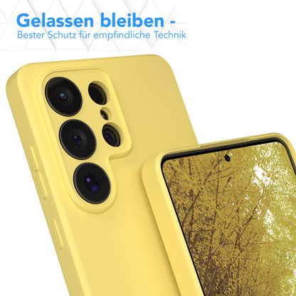 Samsung Galaxy S26 Ultra Silikonhülle transparent mit Kameraschutz EAZY CASE 