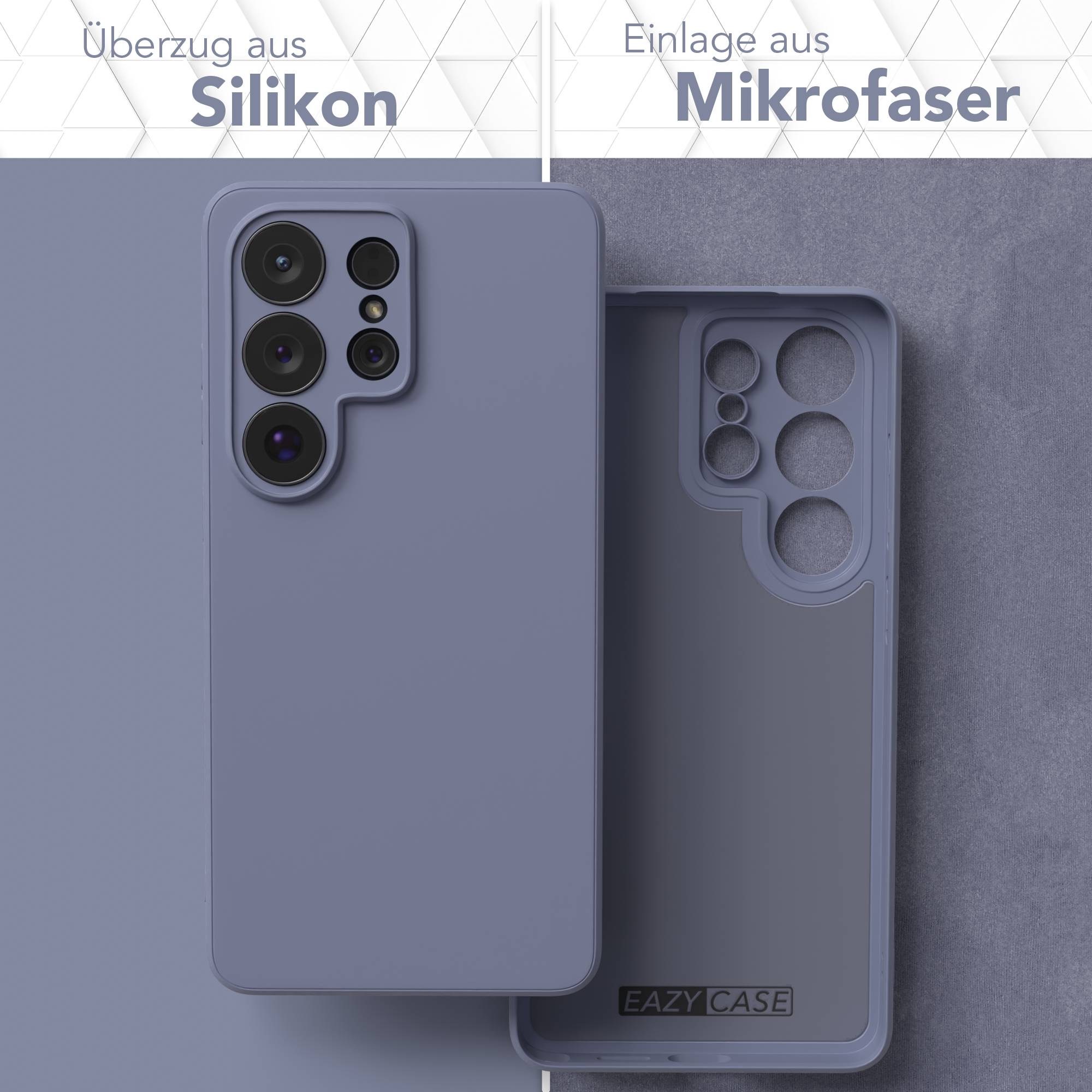 Samsung Galaxy S26 Ultra Silikonhülle transparent mit Kameraschutz EAZY CASE 