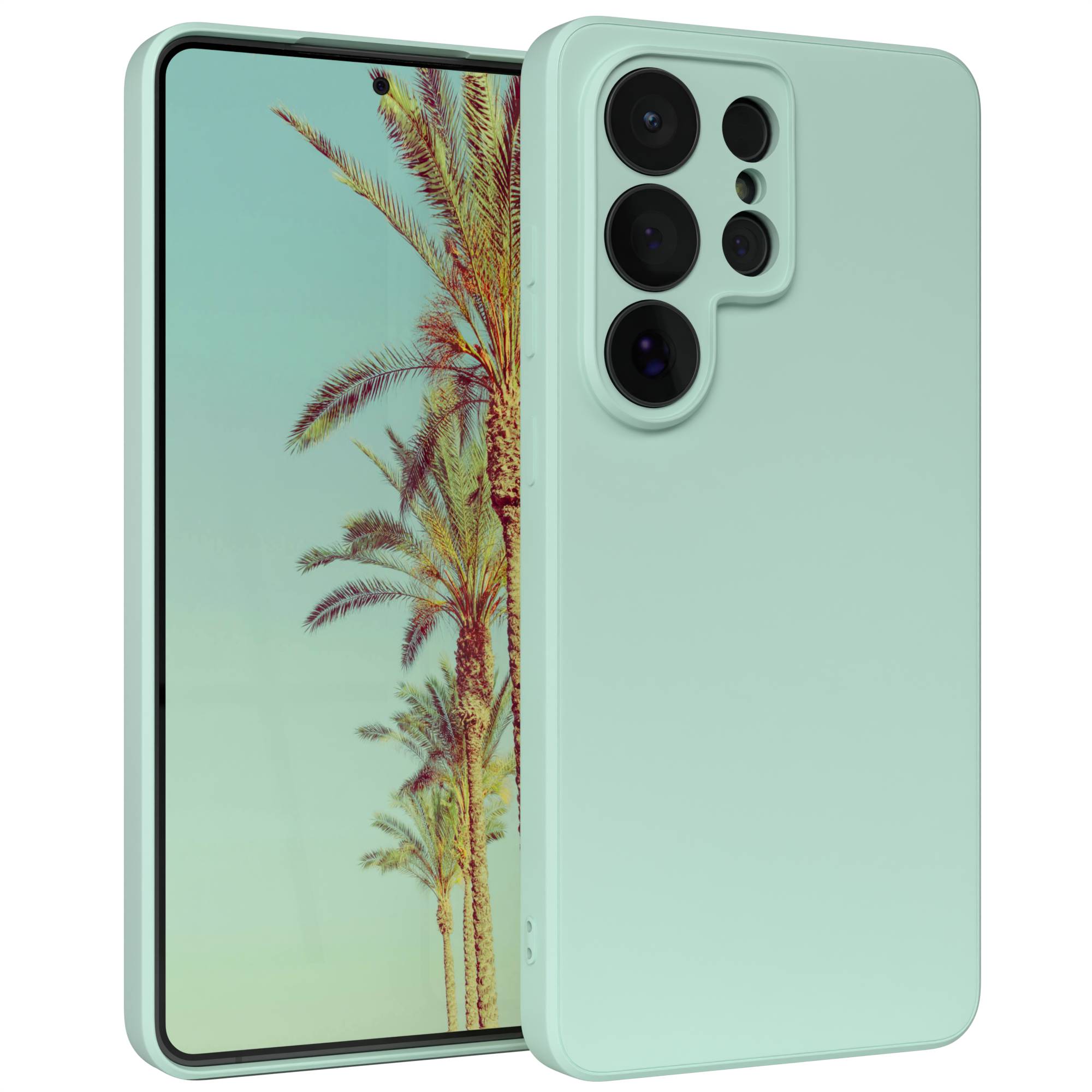 Samsung Galaxy S26 Ultra Silikonhülle transparent mit Kameraschutz EAZY CASE 