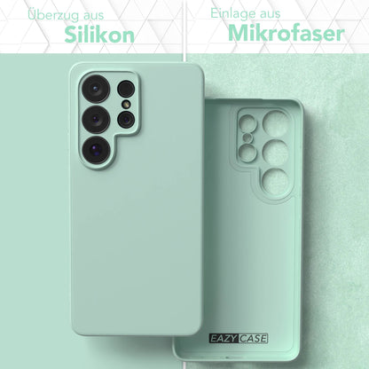 Samsung Galaxy S26 Ultra Silikonhülle transparent mit Kameraschutz EAZY CASE 