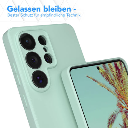 Samsung Galaxy S26 Ultra Silikonhülle transparent mit Kameraschutz EAZY CASE 