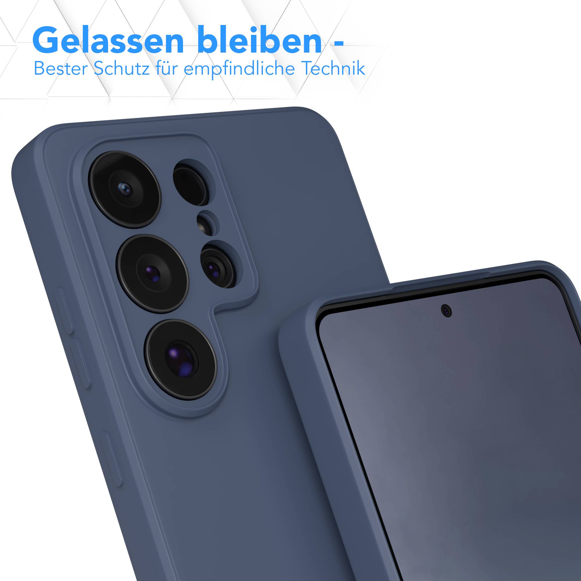 Samsung Galaxy S26 Ultra Silikonhülle transparent mit Kameraschutz EAZY CASE 