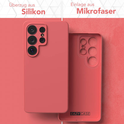 Samsung Galaxy S26 Ultra Silikonhülle transparent mit Kameraschutz EAZY CASE 