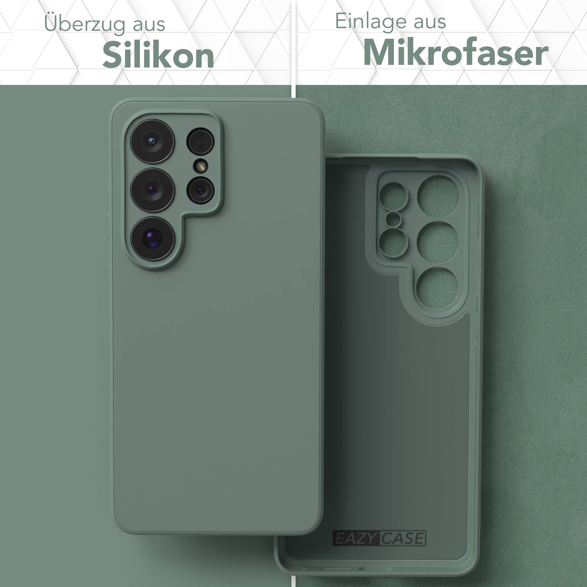 Samsung Galaxy S26 Ultra Silikonhülle transparent mit Kameraschutz EAZY CASE 