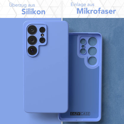 Samsung Galaxy S26 Ultra Silikonhülle transparent mit Kameraschutz EAZY CASE 