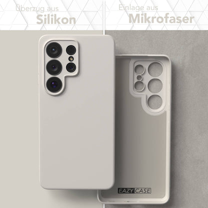 Samsung Galaxy S26 Ultra Silikonhülle transparent mit Kameraschutz EAZY CASE 