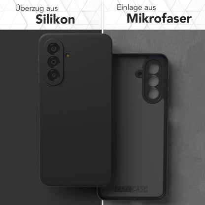Samsung Galaxy A17 transparente Silikonhülle mit Kameraschutz von EAZY CASE 