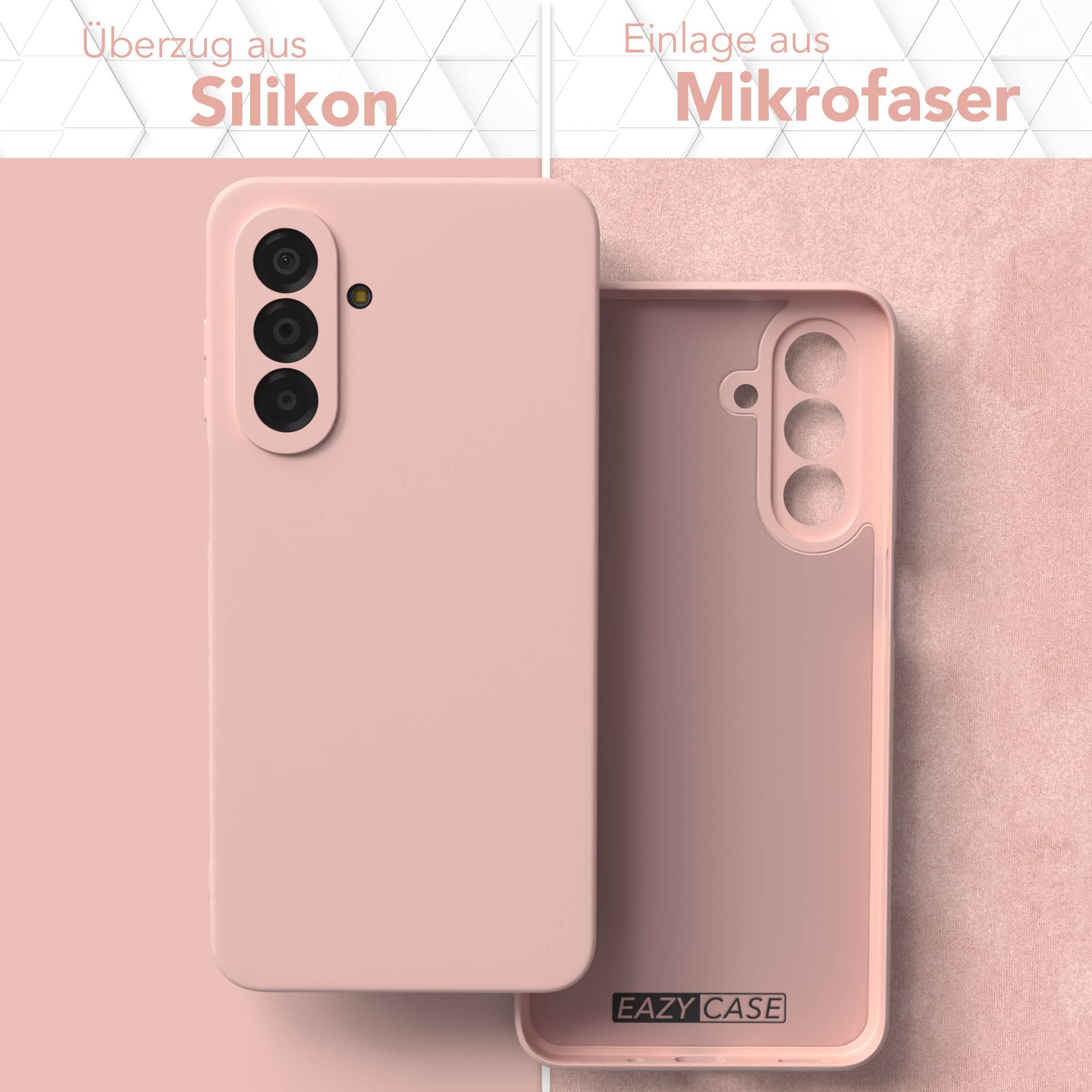 Samsung Galaxy A17 transparente Silikonhülle mit Kameraschutz von EAZY CASE 