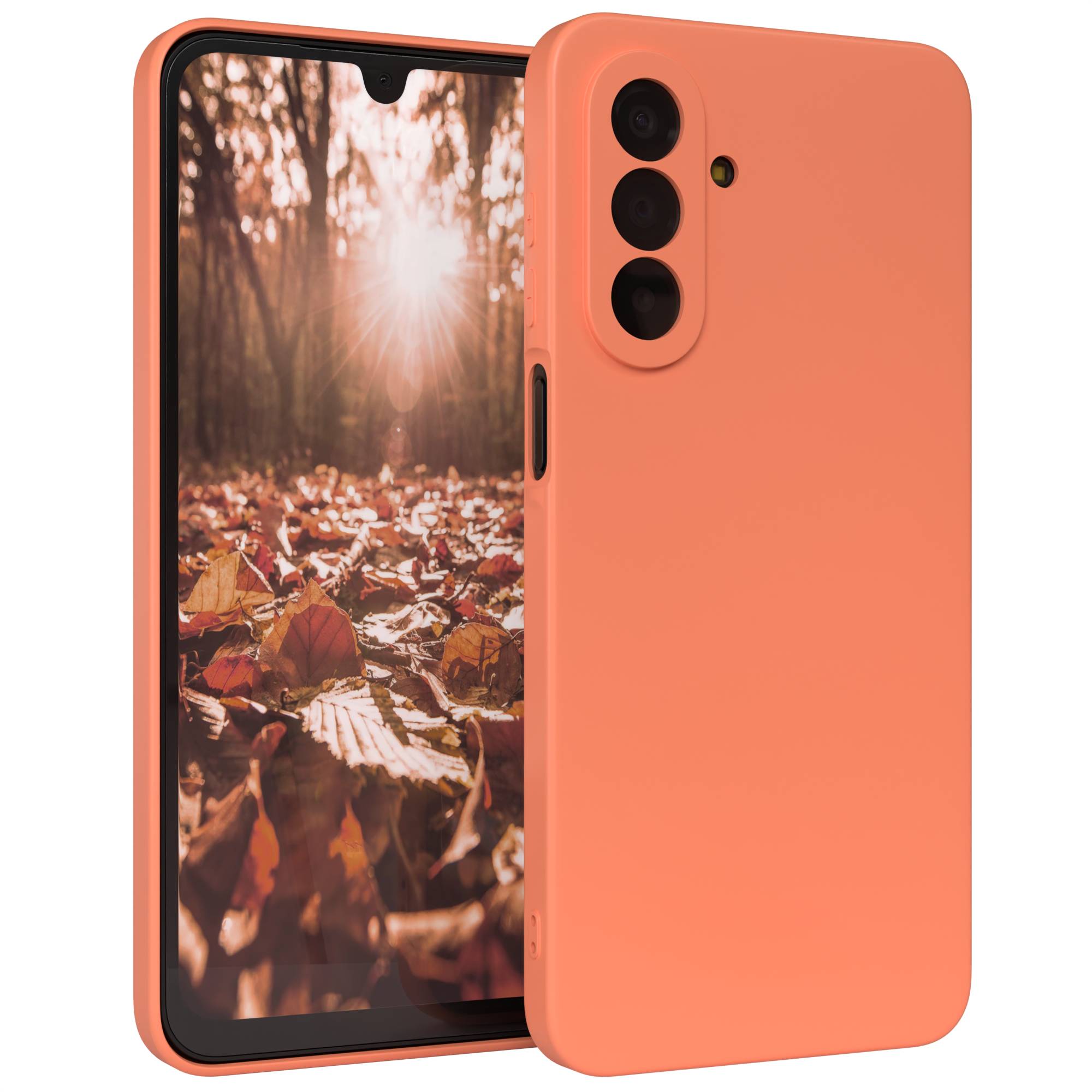 Samsung Galaxy A17 transparente Silikonhülle mit Kameraschutz von EAZY CASE 