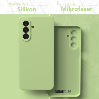 Samsung Galaxy A17 transparente Silikonhülle mit Kameraschutz von EAZY CASE 