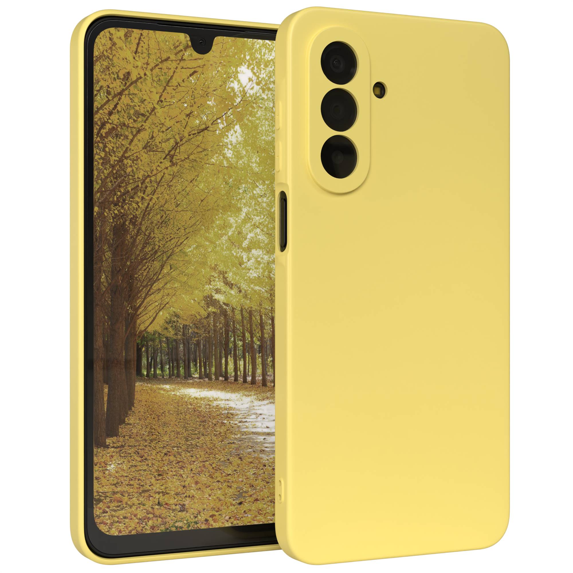Samsung Galaxy A17 transparente Silikonhülle mit Kameraschutz von EAZY CASE 
