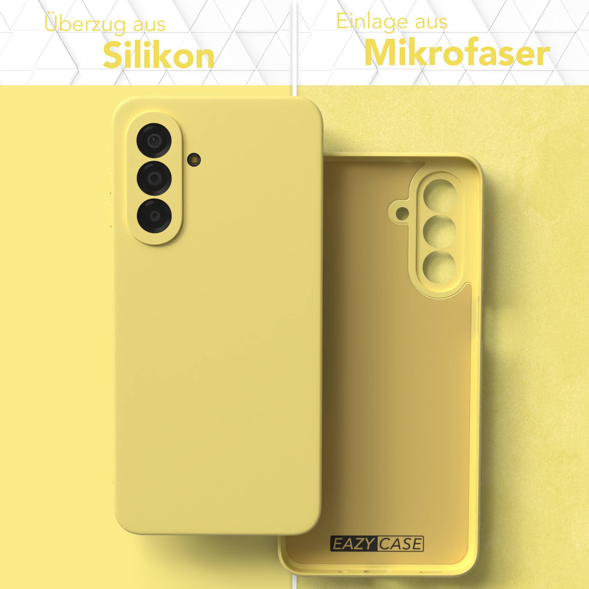 Samsung Galaxy A17 transparente Silikonhülle mit Kameraschutz von EAZY CASE 