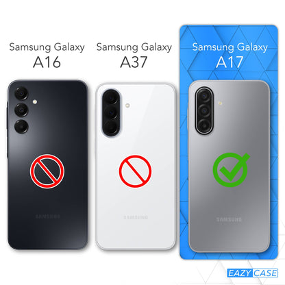 Samsung Galaxy A17 transparente Silikonhülle mit Kameraschutz von EAZY CASE 