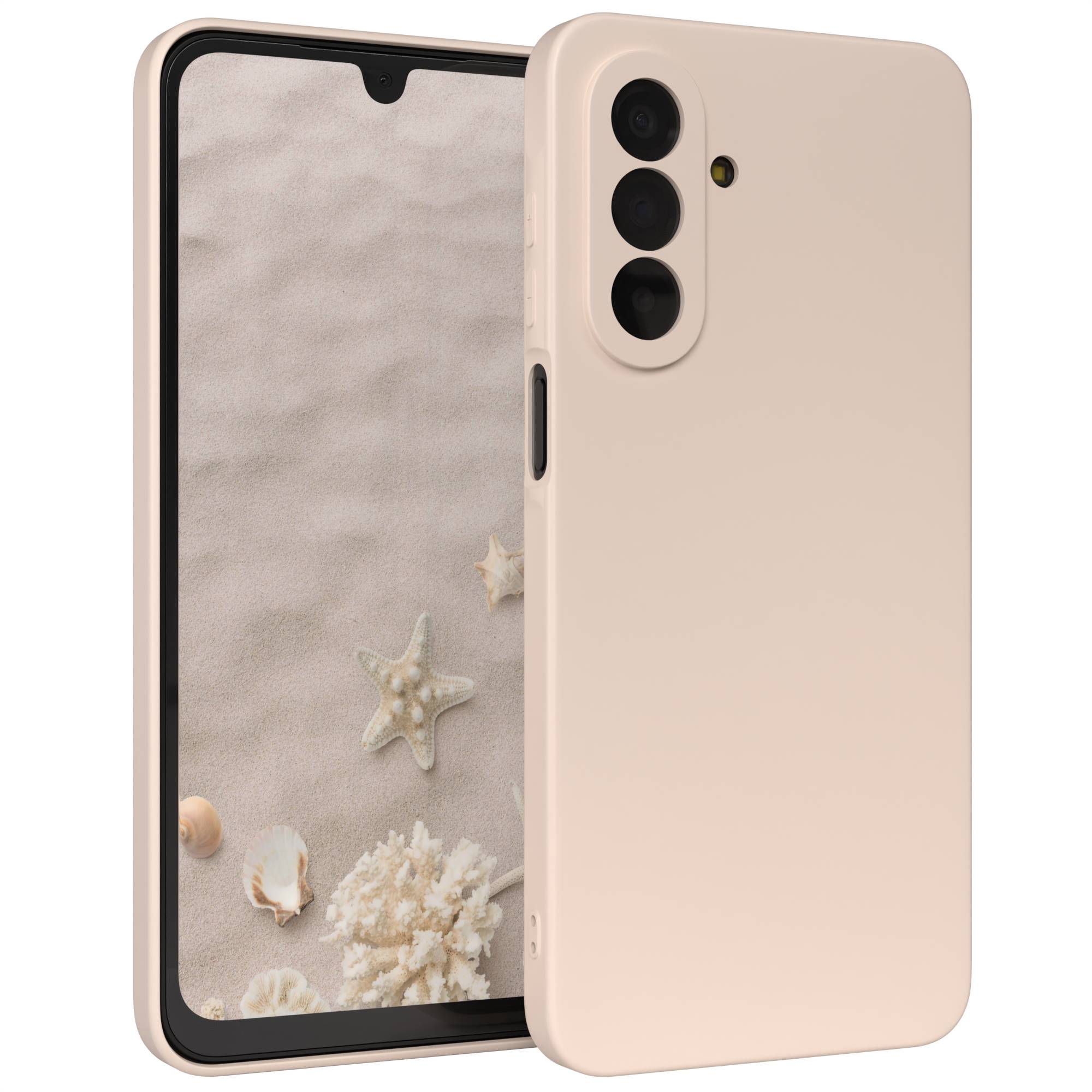 Samsung Galaxy A17 transparente Silikonhülle mit Kameraschutz von EAZY CASE 