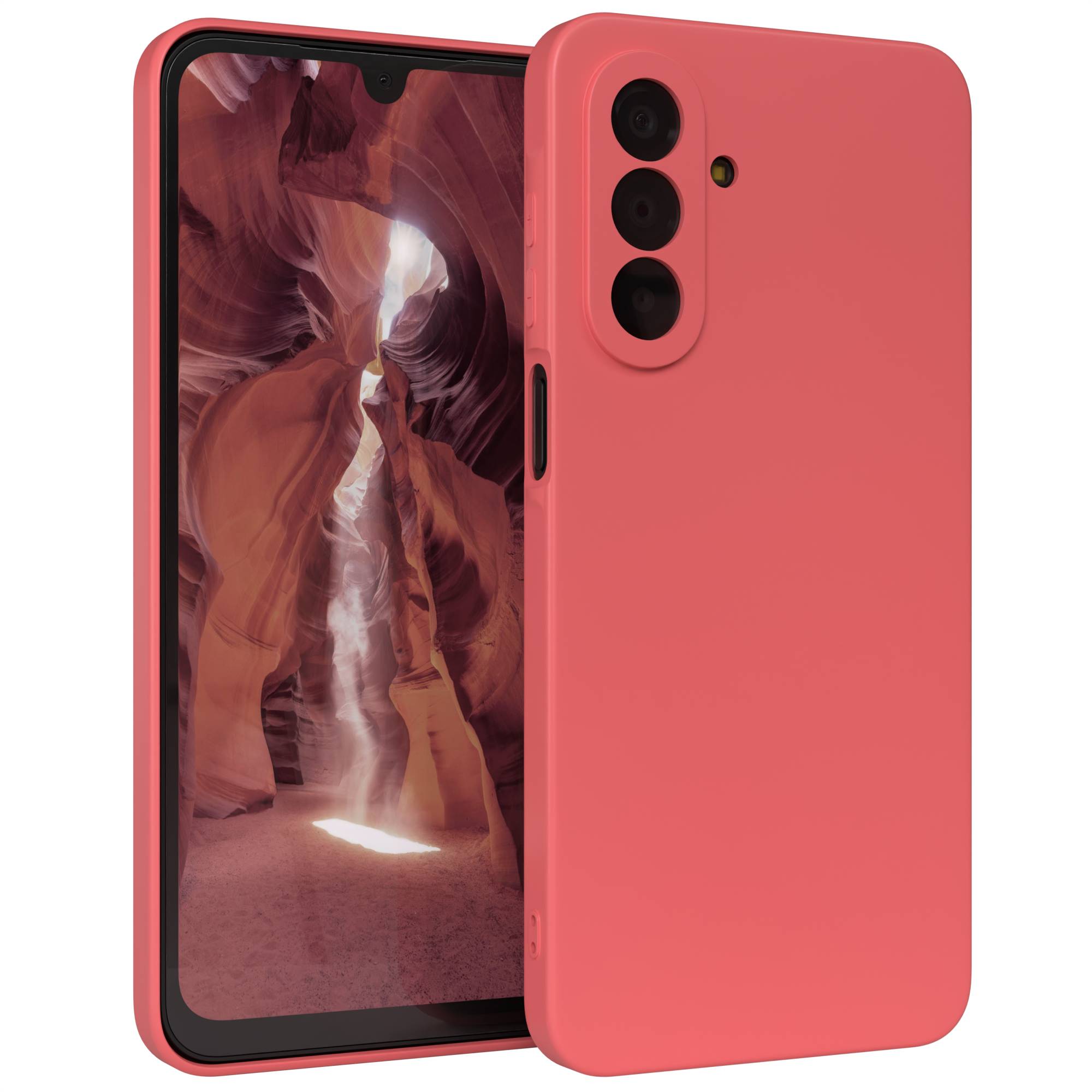 Samsung Galaxy A17 transparente Silikonhülle mit Kameraschutz von EAZY CASE 