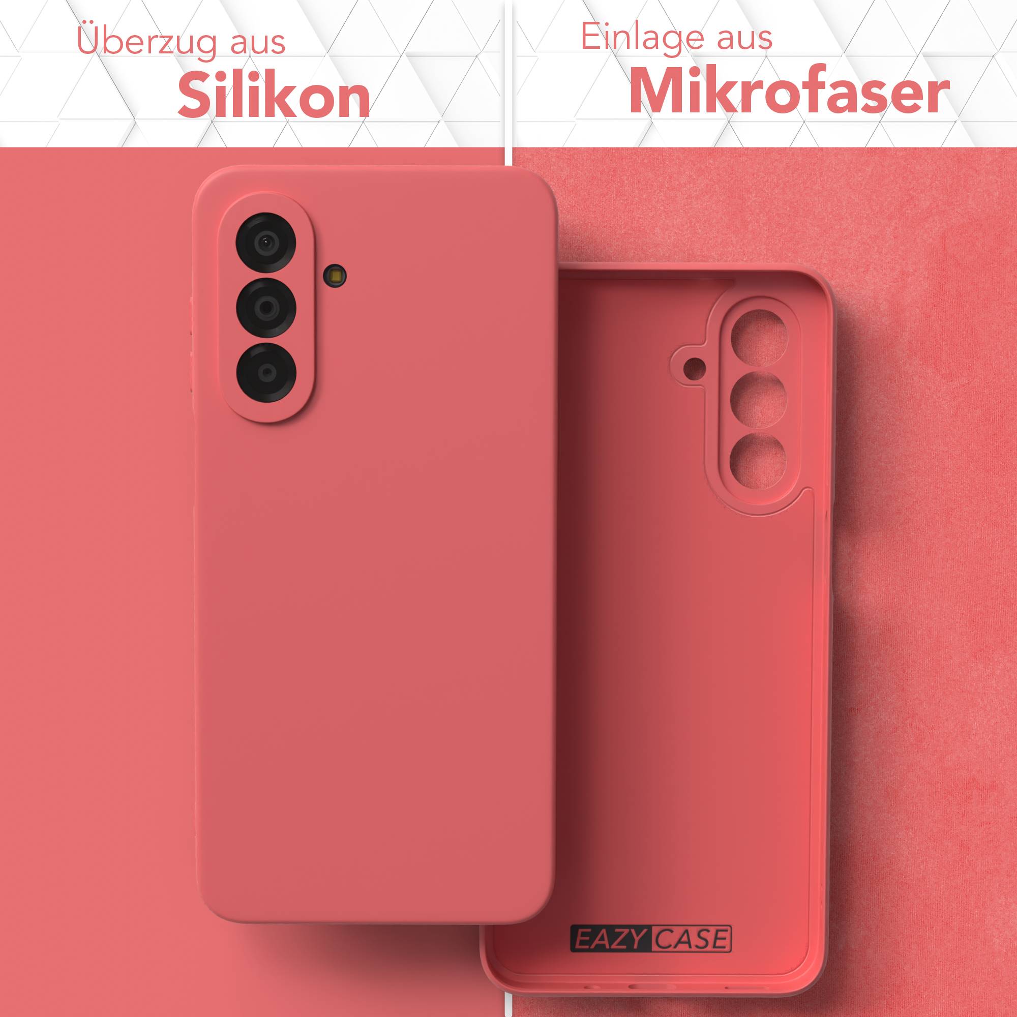 Samsung Galaxy A17 transparente Silikonhülle mit Kameraschutz von EAZY CASE 